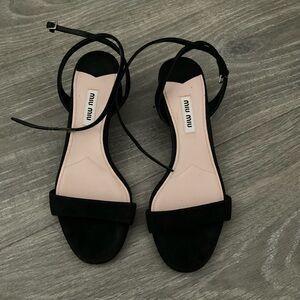 Miu Miu Suede Sandals